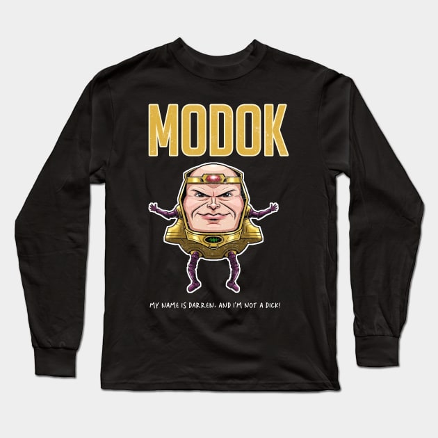 Modok - Darren Long Sleeve T-Shirt by whosfabrice